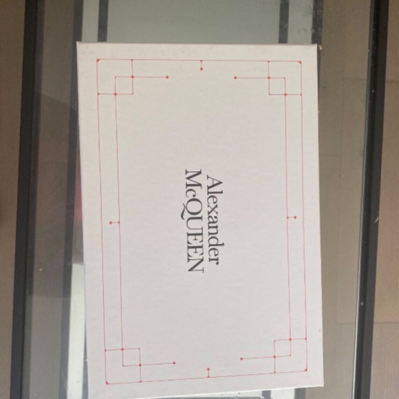 Alexander McQueen Oversized Court Trainer 'White Black' Size 40.5 - Picture 2 of 10